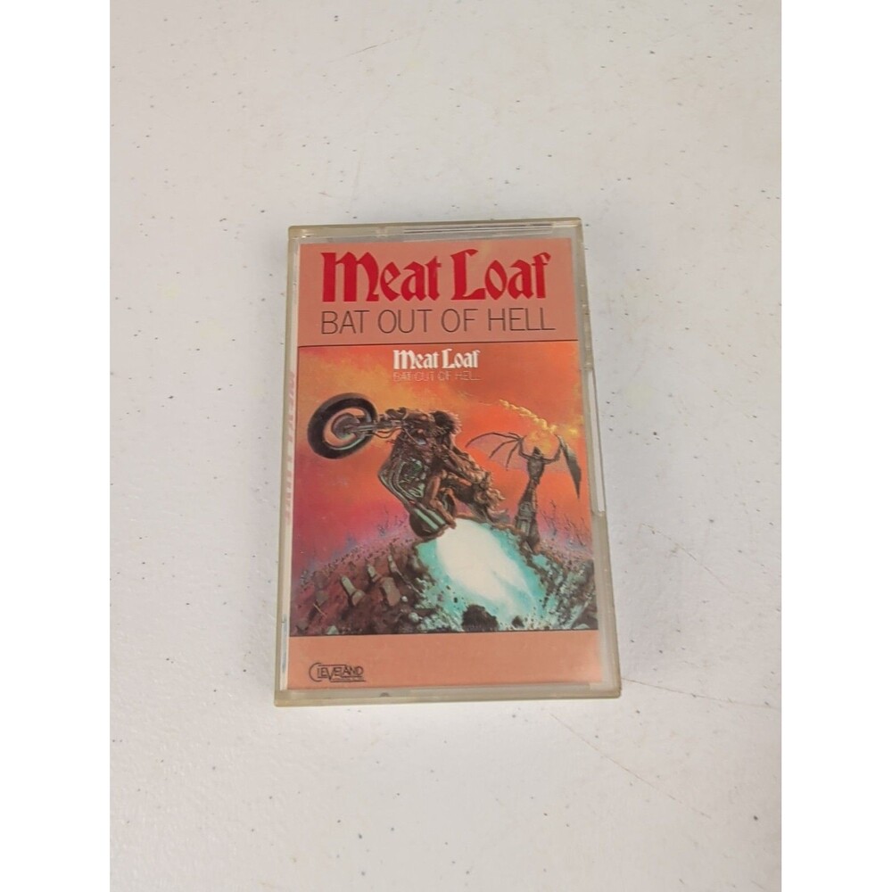 Meat Loaf Bat Out of Hell Cassette Epic 1977 CBS inc  original release